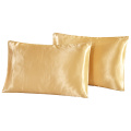 Taie d&#39;oreiller en satin de soie à fermeture d&#39;enveloppe Taies d&#39;oreiller standard
